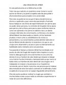 RESUMEN :UNA CREACIÓN DEL SEÑOR