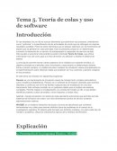Tema 5. Teoría de colas y uso de software
