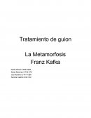 Tratamiento de guion La Metamorfosis Franz Kafka