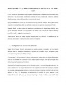 PARTICIPACION EN LAS INFRACCIONES PENALES