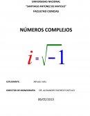 Los numeros complejos