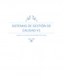 SISTEMAS DE GESTIÓN DE CALIDAD V1 Aplicado en la empresa de estampado Print Desing