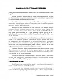 Manual de defensa personal. Página 1
