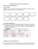 Procedimiento para la organización de capacitaciones