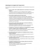 Metodología de Investigación del Trabajo Social II