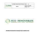 INFORME PREVENCIÓN DE RIESGOS MES DE MARZO 2019