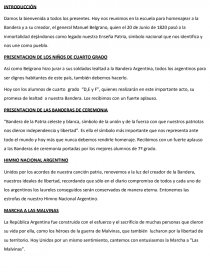 PROGRAMACION ACTO “DÍA DE LA BANDERA”. Página 1
