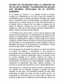 ESTUDIO DE FACTIBILIDAD PARA LA CREACIÓN DE UN TALLER DE DISEÑO Y ELABORACIÓN DE BOLSAS CON MATERIAL RECICLABLE EN EL OCOTITO, GUERRERO