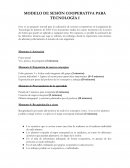 MODELO DE SESIÓN COOPERATIVA PARA TECNOLOGÍA I