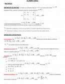 ALGEBRA LINEAL. MATRICES