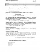 Prueba de síntesis Lengua y literatura 7º año básico