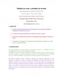 Modulo de corte y péndulo de torsión