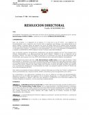 RESOLUCION DIRECTORAL LICENCIA POR FUNCION EDIL