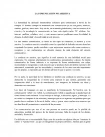 COMUNICACION NO ASERTIVA. Página 1