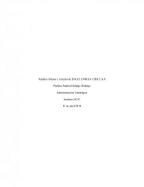 Análisis Interno y externo de ENGIE ENRGIA CHILE S.A. Página 1