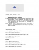 EMPRESA TEXTIL LÍNEA DE LA MODA