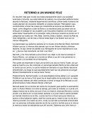 Ensayo Retorno a un mundo feliz
