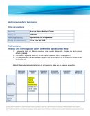 APLICACIONES DE LA INGENIERÍA