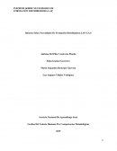 Informe Sobre Necesidades De Formación Distribuidora LAP S.A.S