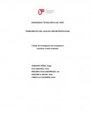 PROBLEMÁTICA DEL AGUA EN LIMA METROPOLITANA