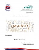 Creatividad y comunicación interpersonal. Análisis de un caso