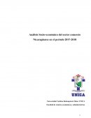 Análisis Socio-económico del sector comercio Nicaragüense en el período 2017-2018
