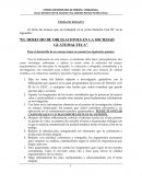 El derecho de obligaciones en la sociedad guatemalteca