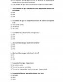 Ciencias naturales. El agua. exámen s/r