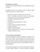 Psicodiagnóstico y Pronóstico Trastorno por Duelo Complejo Persistente (TPDC)