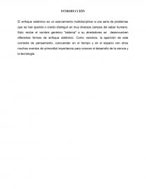 EPISTEMOLOGÍA SISTÉMICA. Página 1