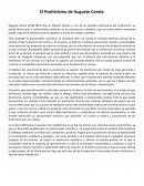 El positivismo de Auguste Comte
