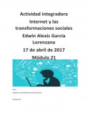 Internet y la transformacion de las personas