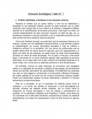 Dirección Estratégica: Taller N° 1