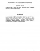 Actuacion de la policia como primer respondiente