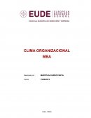 CLIMA ORGANIZACIONAL MBA
