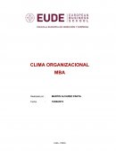 CLIMA ORGANIZACIONAL MBA