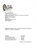 Capítulo 3 Derecho constitucional. Actividad 3.1 página 197 y actividad 3.2 página 199