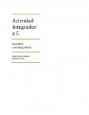 Actividad Integradora 5 Sociedad contemporánea