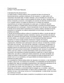 Proyecto de clase. ESTADO Y POLITICAS PÚBLICAS