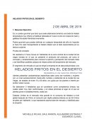 Helado frito desarrollo de productos