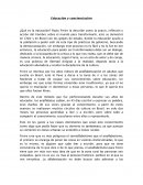 Educacion y concienciacion