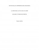 LA INDUSTRIA LACTEA DEL ECUADOR ANALISIS 5 FUERZAS DE PORTER