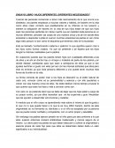 ENSAYO LIBRO “HIJOS DIFERENTES, DIFERENTES NECESIDADES”