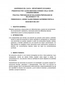 PREPARACION DE SOLUCIONES #1 Y #2