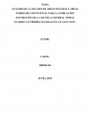 ANALISIS DE LA ESCASES DE ÁREAS SEGURAS Y ÁREAS VERDES DE CONVIVENCIA PARA LA POBLACIÓN ESTUDIANTIL DE LA ESCUELA GENERAL TOMAS GUARDIA GUTIÉRREZ EN BAGACES, GUANACASTE