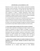 ANTICIPACIÓN A LAS ACCIONES DE LA FED