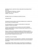 INFORME FINAL DEL SERVICIO SOCIAL REALIZADO EN UNA BIBLIOTECA ESCOLAR