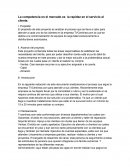 La competencia en el mercado es la rapidez en el servicio al cliente