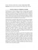 POLITICAS PUBLICAS Y GOBIERNOS: COLOMBIA