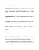 Características de la disrupción